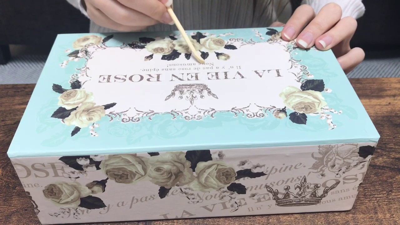 【音フェチ】耳かきで箱の文字をなぞる!【にゃる】