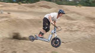 THIS CHEAP ELECTRIC SCOOTER SURVIVED HUGE JUMPS!