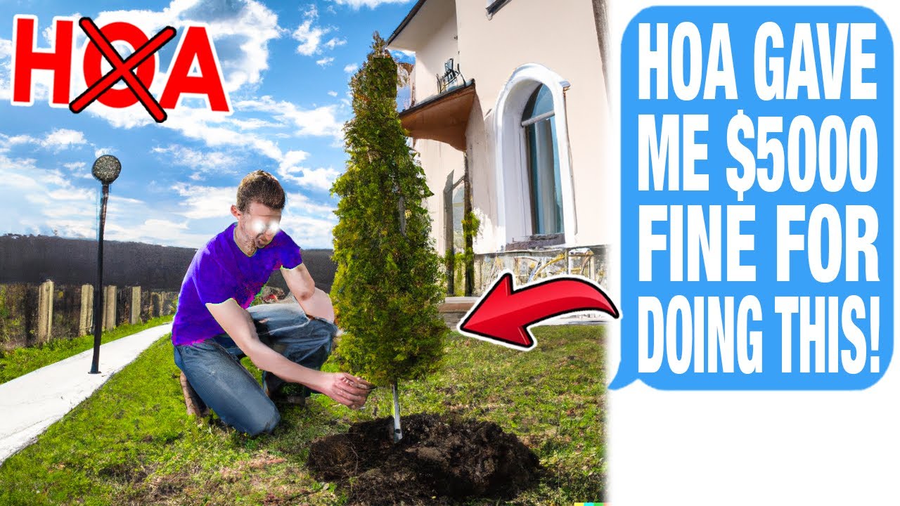 HOA Fined Me 5000 For Planting "short" Trees On My Private Property
