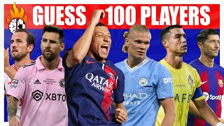 GUESS 100 FOOTBALL PLAYERS IN 3 SECONDS | FOOTBALL QUIZ SEASON 2023\/24