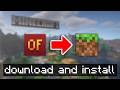 How To Download AND Install OptiFine For Minecraft 