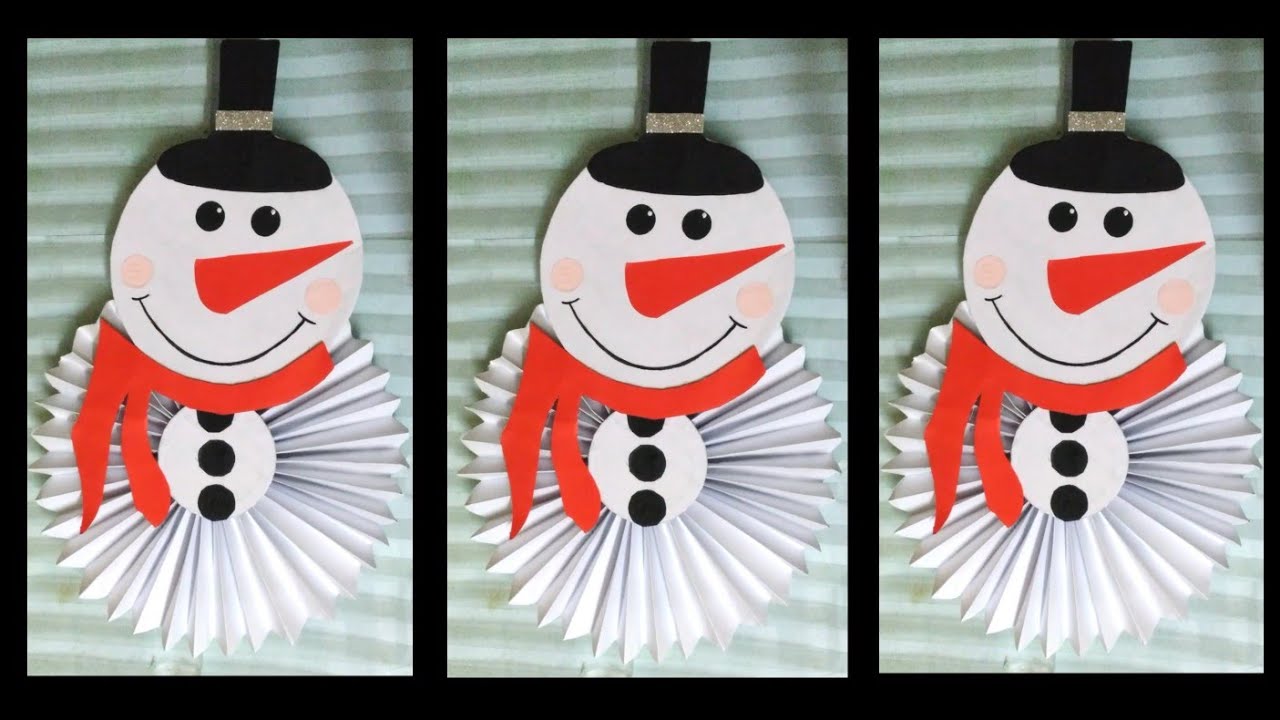 How to make a snowman out of paper #craft #crafting #howto #learntocra, mori craft