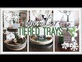 WINTER TIERED TRAY DECOR | WINTER DECORATE WITH ME 2020