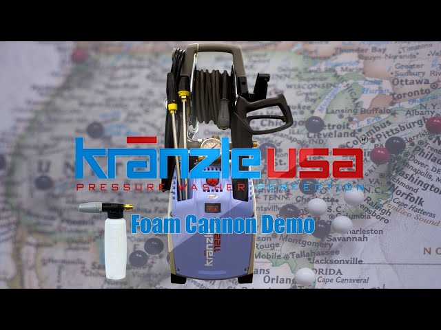 Kranzle K1322TS & MTM PF22 Foam Cannon Demo 