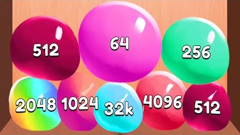 Jelly 2048 Blob Merge 3d🔓64k