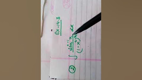 Integration of sin inverse x/ (1-x^2)^3/2 {Class 12}