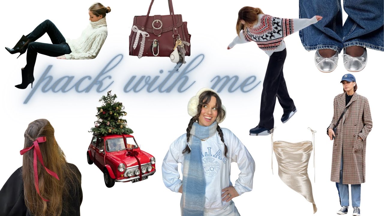 pack with me for christmas in LONDON!!