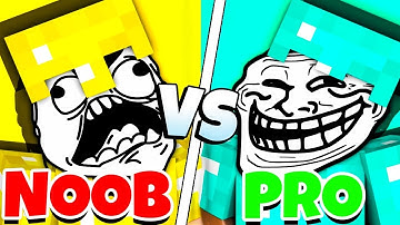 MINECRAFT NOOB vs PRO vs HACKER vs GOD - EPIC BATTLE 100% TROLLING AVM CHALLENGE ANIMATION BATTLE