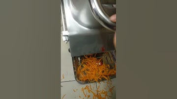Máy cắt sợi cà rốt, củ cải dạng sợi, máy cắt sợi cà rốt làm đồ chua bán bánh mỳ,  cơm tấm VC65MS
