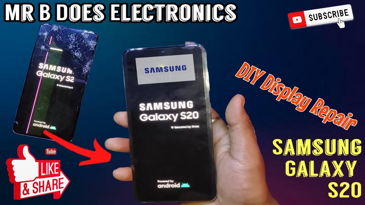 Samsung Galaxy S20 4G/5G Disassembly & Broken Display replacement