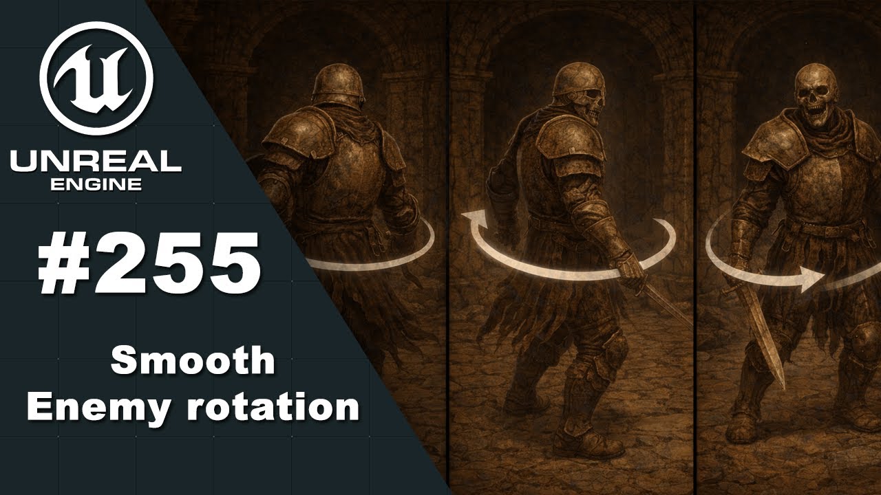 RPG Tutorial 255. Smooth enemy rotation (Unreal Engine 5) - YouTube