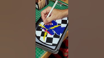 Squadron patch.  18x20 hand carved in cherry wood. #woodcarving #layout #art #wallart #militarygifts