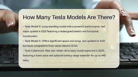 How Many Tesla Models Are There? - Talking Tech Trends
