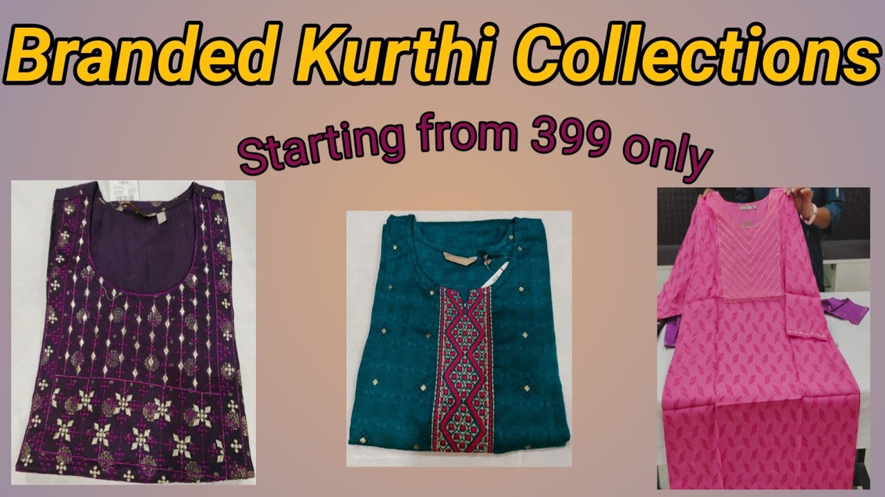 Branded Kurthi Collections Starting from 399 only@9966118312 