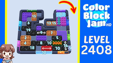Color Block Jam Level 1498 (2408) Solution Walkthrough