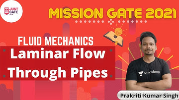LAMINAR FLOW THROUGH PIPES | FLUID MECHANICS | MISSION GATE 2021 | Prakriti Kumar