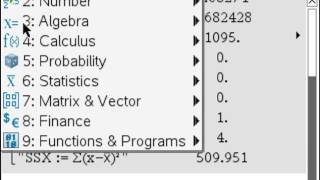 SQA AH Stats 2011 Q A9