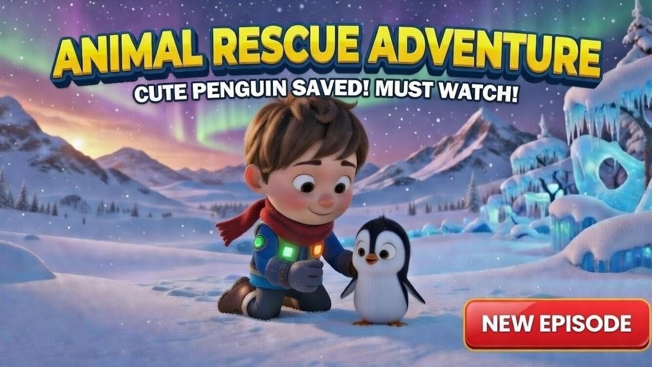 Animal Rescue Adventure Song! 🐾 Save Jungle, Ocean & Arctic Animals | Kids Hero Song
