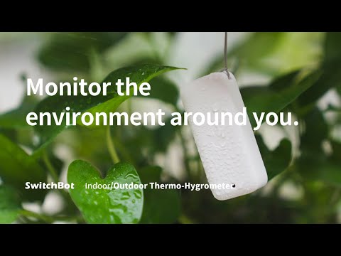 SwitchBot Indoor/Outdoor Thermo-Hygrometer | Monitor the environment around you.