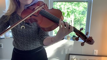 1 Octave B Natural Minor Scale Viola Tutorial