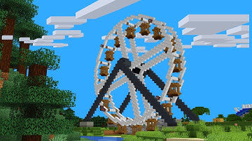I Made a Working Ferris Wheel in Minecraft!