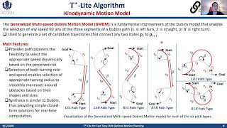 T*-Lite: A Fast Time-Risk Optimal Motion Planning Algorithm for Multi-Speed Autonomous Vehicles