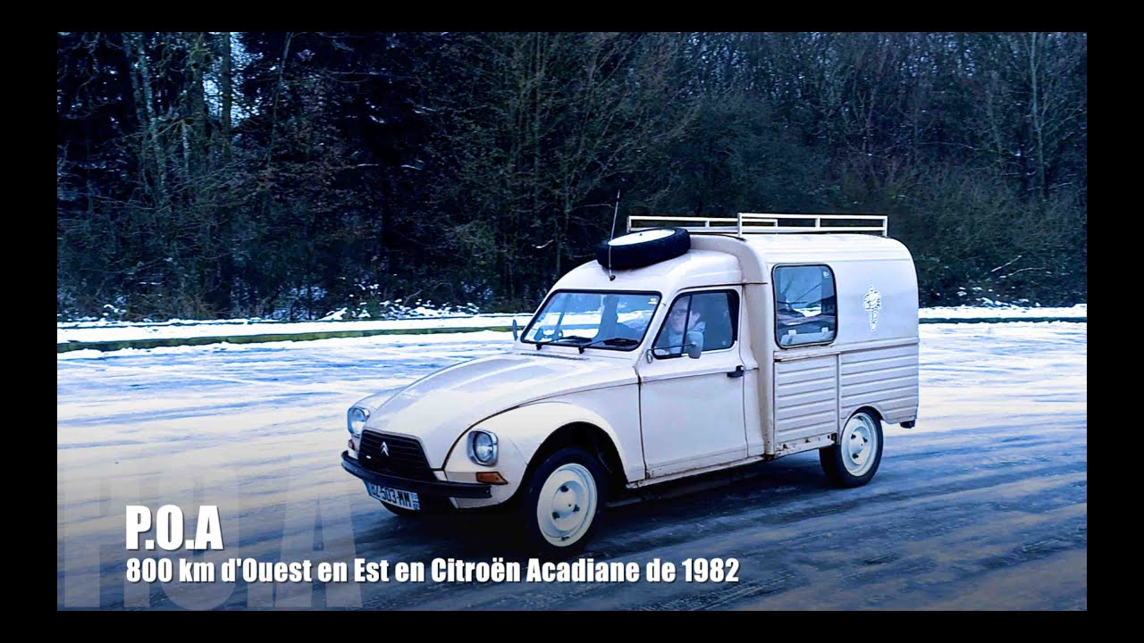 Citroën Acadiane : 800 km d'ouest en est