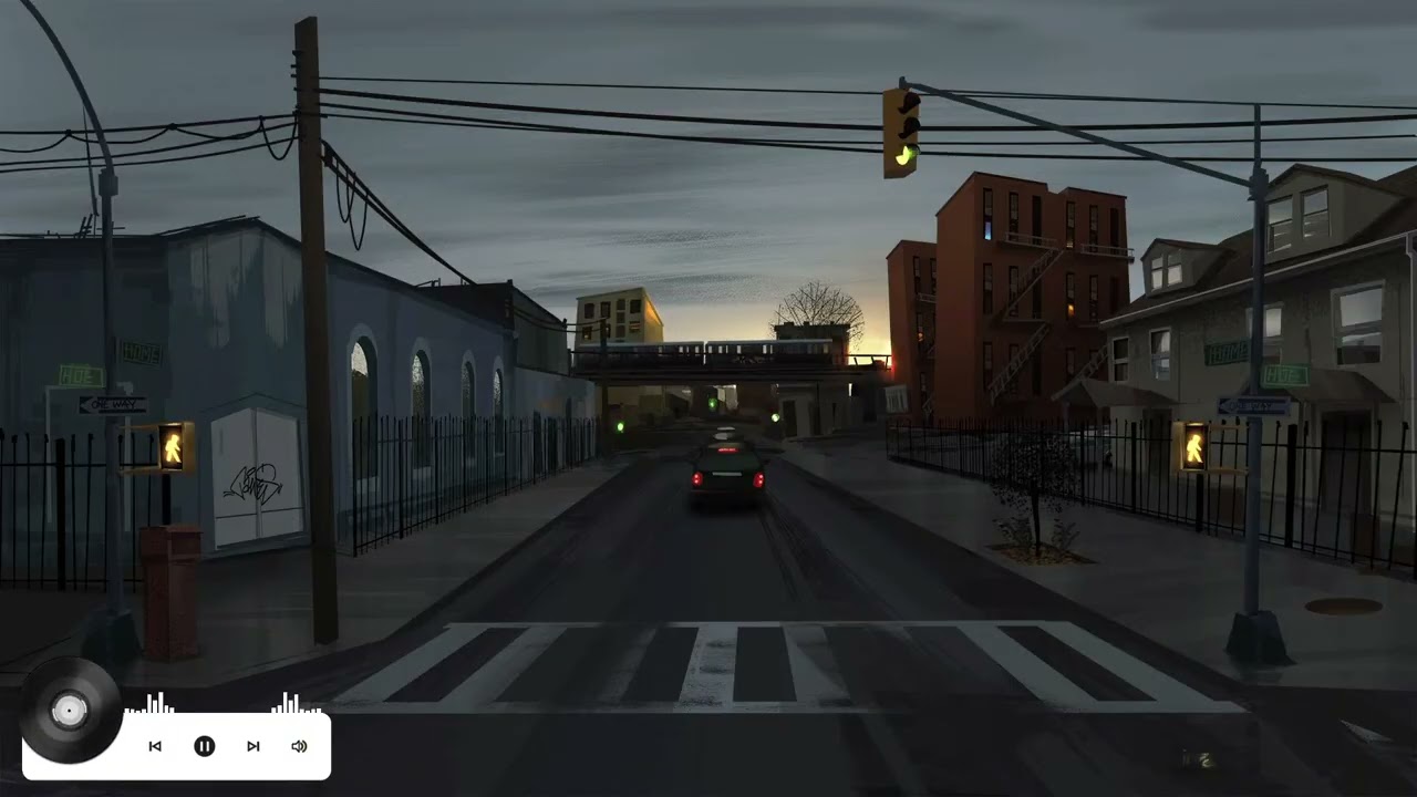 ⟦Playlist⟧ Dawn Vibes/ Happy Morning 🌇 Calm Beats to Relax, Focus & Quiet Street Ambience