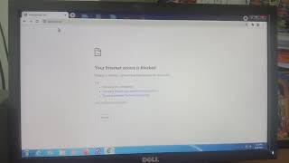 your internet access is blocked#no internet # antivirus blocked# chrome not working
