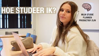 STUDY WITH ME | PSYCHOLOGIE + LEREN OP DE UNI