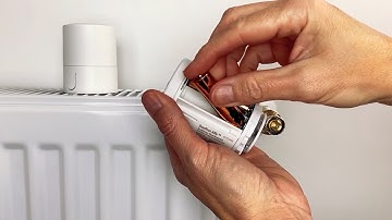 Danfoss Ally™ Radiatorthermostaat – Batterijen plaatsen