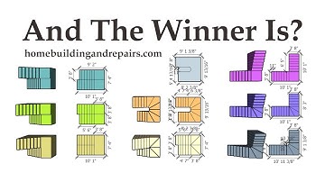 Find Out What Landing or Winder Type Stair Designs Will Take Up The Most Space In Your House