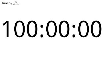 100 Hour Countup Timer
