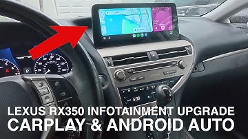 Lexus RX350 Large Infotainment Screen Update | Carplay Android Auto |  CarLinkLife | Modernize DIY