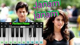 Janam Janam (Dilwale) perfect piano 🎹 tutorial in android screenshot 2