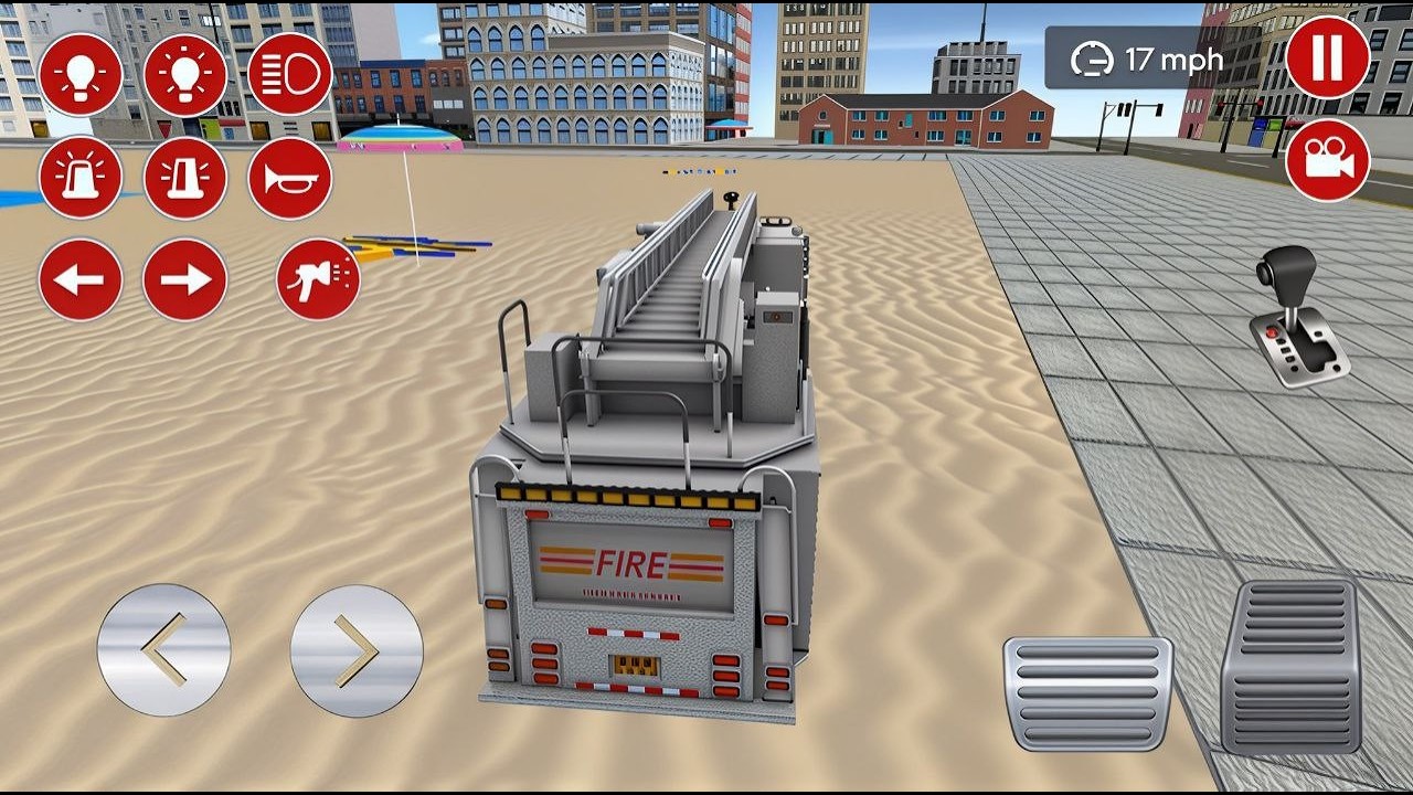 Fire Truck City Rescue Simulator - 911 US Emergency Fire Truck Driving 3D - Android Gameplay