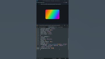 GRADIENT BORDER #shorts #trending #trend #viral #viralvideo #code #coder #webdesign #webseries