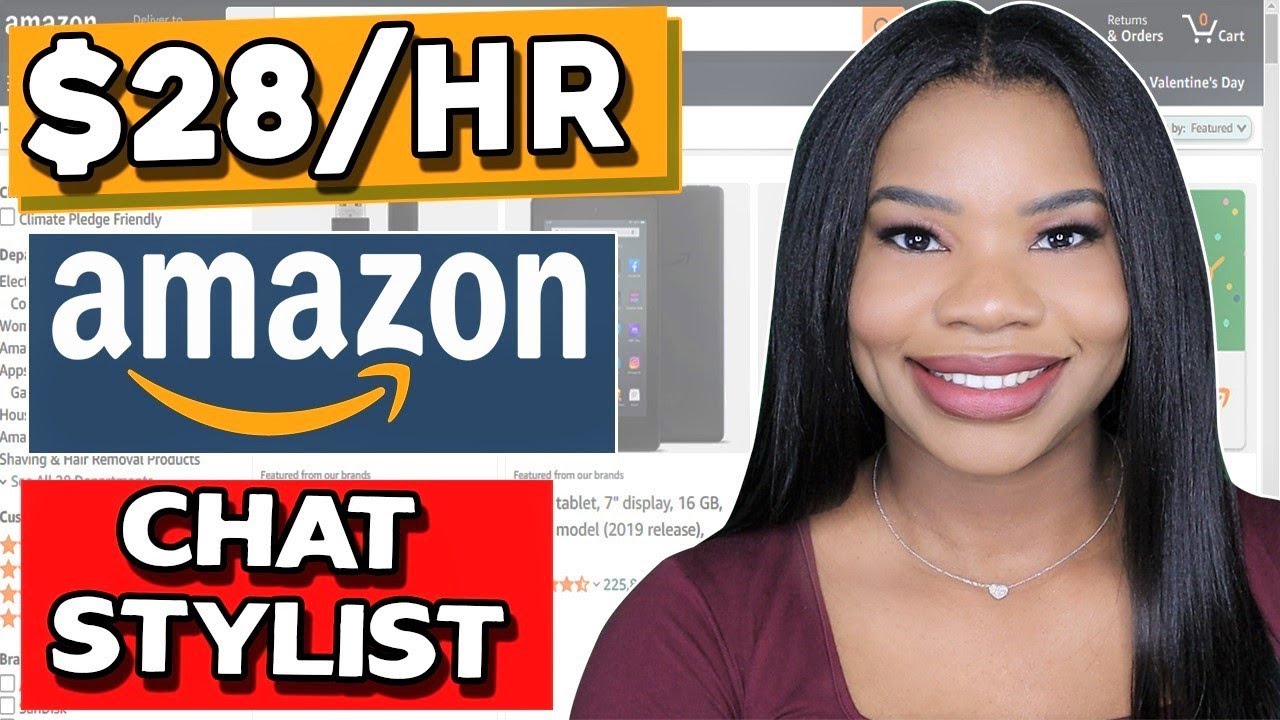 🏃🏾‍♀️ *URGENT & RARE!!* $28 Hourly AMAZON Fashion Chat Job! NO PHONE Work  From Home Job! APPLY ASAP! - YouTube