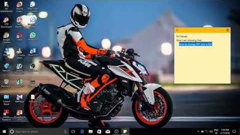 How to convert PPT into a PDF in Windows 10 (PART-1)