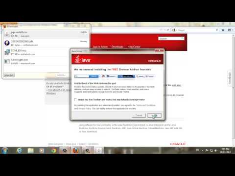 STA10003 Download & install Java for Windows 7