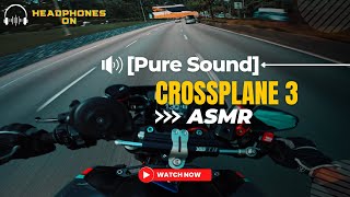 CROSSPLANE 3 ASMR | Yamaha MT-09 2021 + Akrapovich Pure Sound [4K]