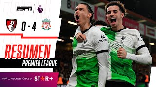 Thumbnail for ¡DOBLETE DE DARWIN Y VAPULEADA DE LOS REDS DE KLOPP! | Bournemouth 0-4 Liverpool | RESUMEN