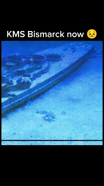 Bismarck then 🤩 and now 😣 #ship #battleship #warships #ww2 #bismarck