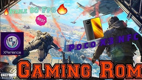 Codm High Performance Gaming Rom + Kernel | Poco X3 NFC | (Test Gameplay)