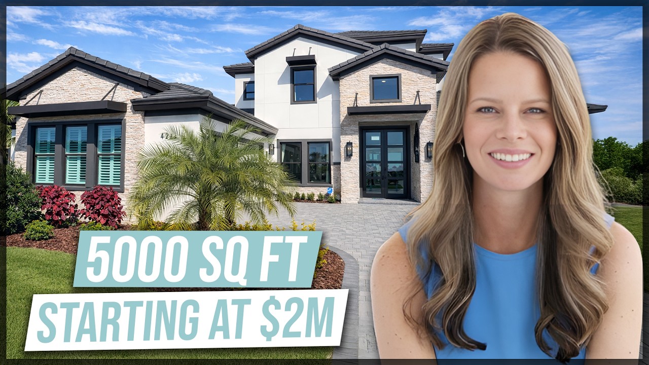 Homes By West Bay Masterpiece 5 Bedroom Lakewood Ranch Tour