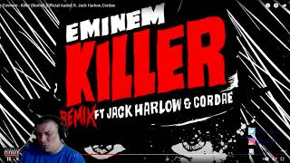 Eminem- Killer (Remix) [Official Audio] Ft. Jack Harlow, Cordae (REACTION)