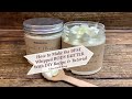 DIY How to Make the BEST non-greasy Triple Butter Luxurious Whipped BODY BUTTER | Ellen Ruth Soap