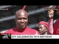 EFF supporters gather in their numbers to celebrate 10 years since formation