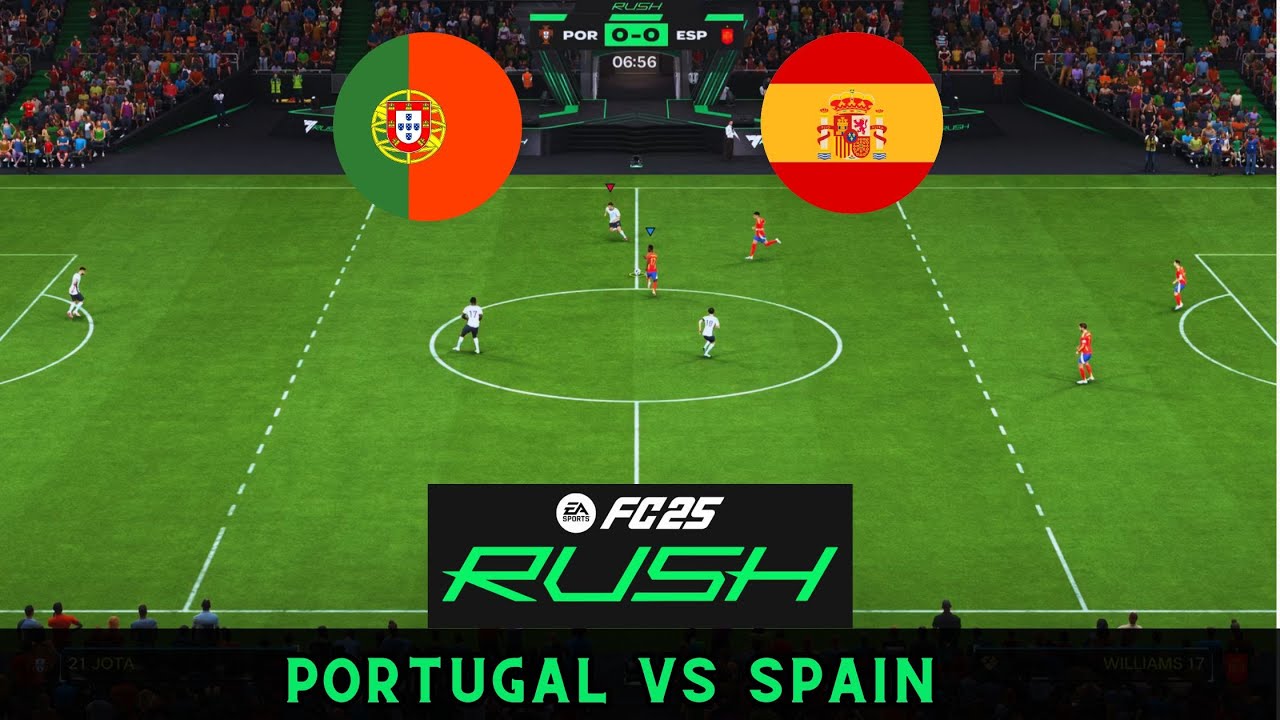 FC 25 - Rush Gameplay | Portugal vs Spain | PS5™ [FULL HD 1080P]