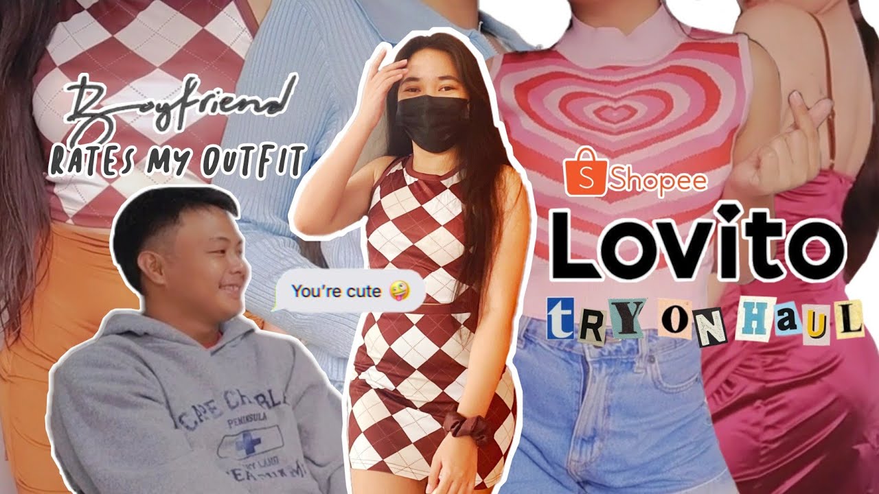 my boyfriend rates my outfits 😝 LOVITO 